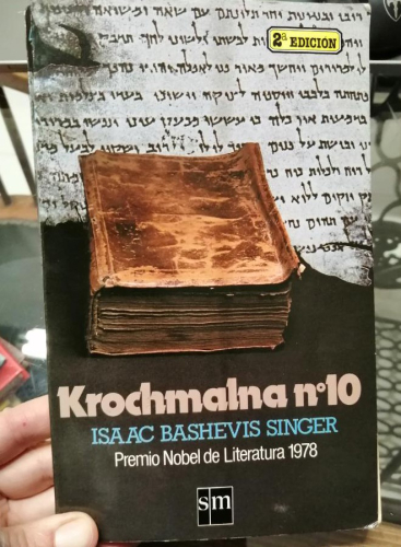 Book cover from Krochamalna nº10. Isaac Bashevis Singer.
