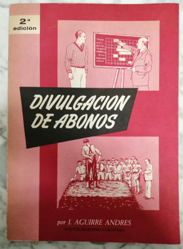 Book cover from Divulgación de abonos. J. Aguirre. Andrés.