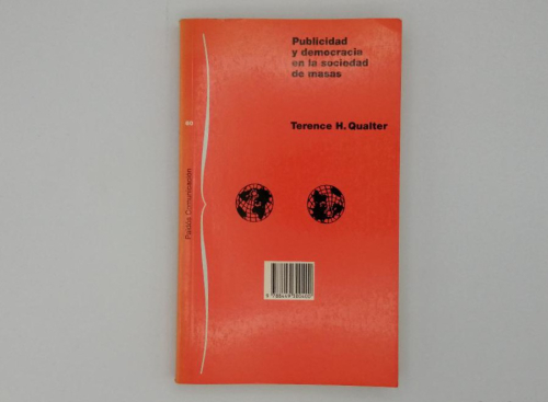 Portada del libro de PUBLICIDAD Y DEMOCRACIA EN LA SOCIEDAD DE MASAS. TERENCE H