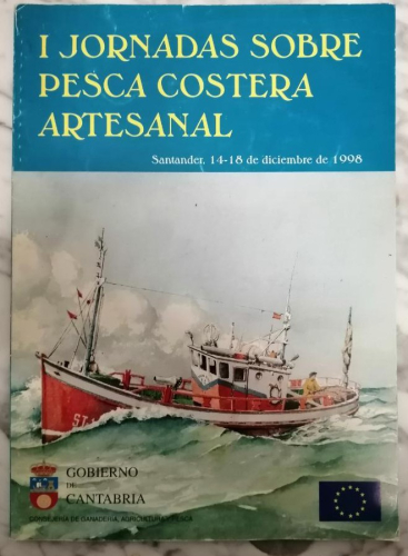Book cover from I jornadas sobre pesca costera artesanal.