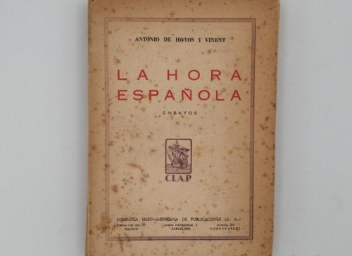 Portada del libro de LA HORA ESPAÑOLA