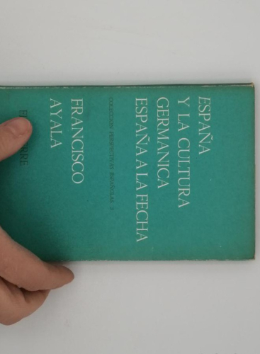 Portada del libro de ESPAÑA Y LA CULTURA GERMÁNICA