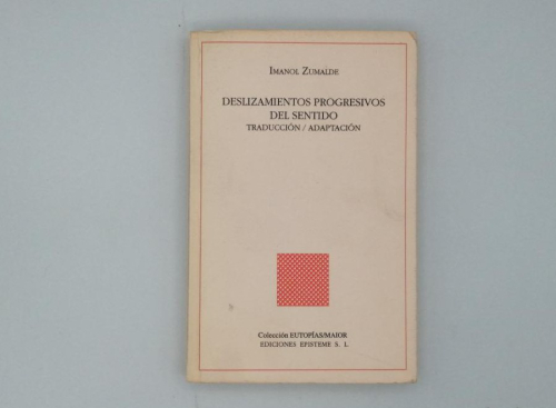 Portada del libro de DESLIZAMIENTOS PROGRESIVOS DEL SENTIDO