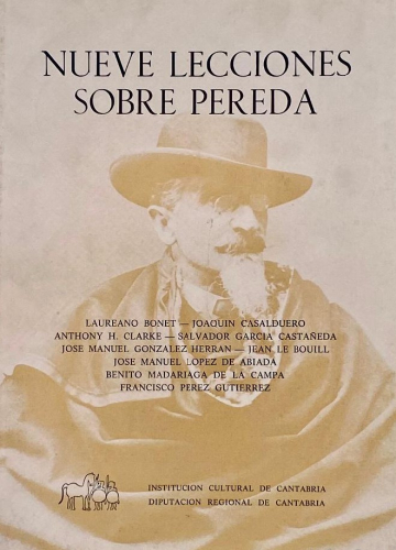 Portada del libro de NUEVE LECCIONES SOBRE PEREDA.