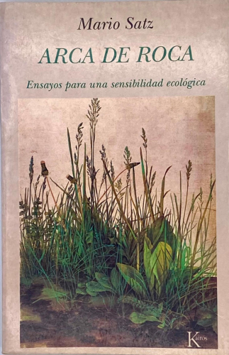 Portada del libro de ARCA DE ROCA. ENSAYOS PARA UNA SENSIBILIDAD ECOLOGICA