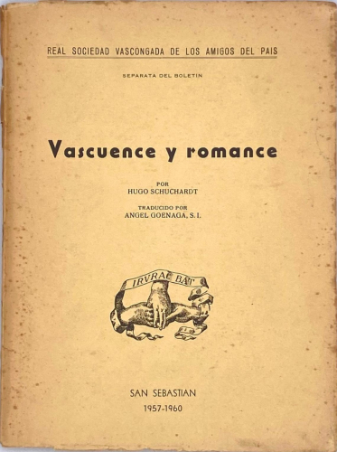 Portada del libro de VASCUENCE Y ROMANCE