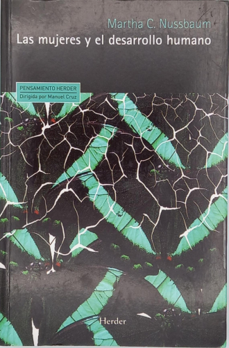 Portada del libro de LAS MUJERES Y EL DESARROLLO HUMANO. MARTHA C