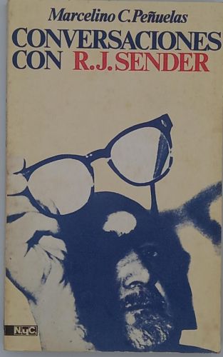 Portada del libro de CONERSACIONES CON R.J. SENDER. MARCELINO C