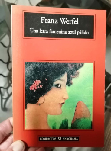 Book cover from UNA LETRA FEMENINA AZUL PÁLIDO