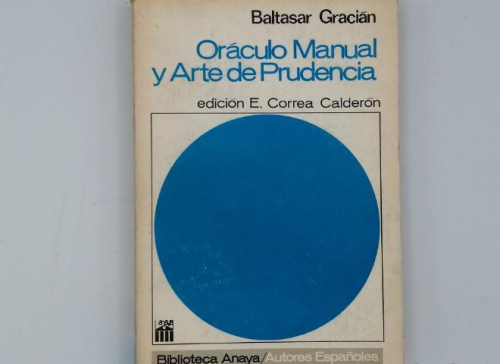 Portada del libro de ORÁCULO MANUAL Y ARTE DE PRUDENCIA