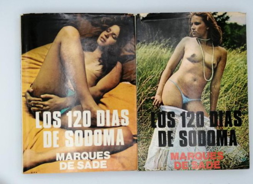 Portada del libro de LOS 120 DÍAS DE SODOMA