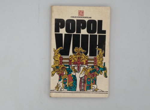 Book cover from POPOL VUH.