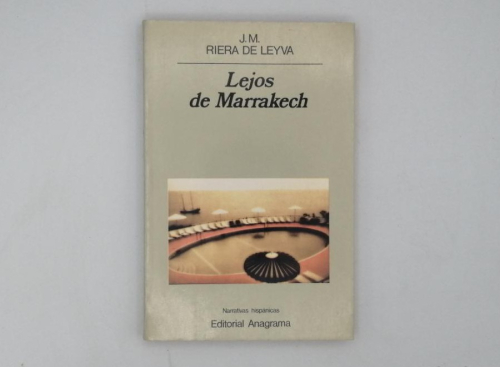 Portada del libro de LEJOS DE MARRAKECH. J. M