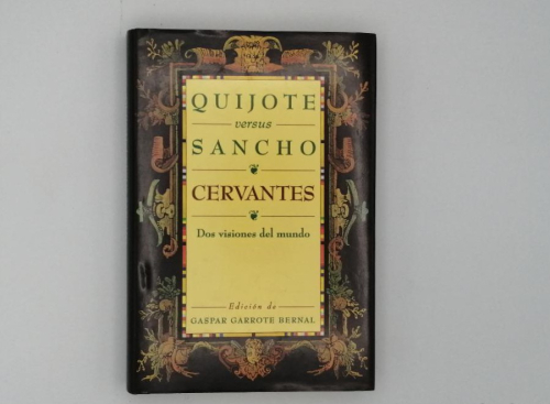 Portada del libro de QUIJOTE VERSUS SANCHO. CERVANTES
