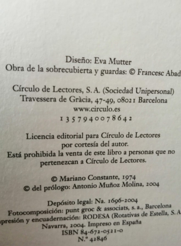 Portada del libro de Los años rojos. Mariano Constante.