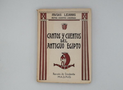 Portada del libro de CANTOS Y CUENTOS DEL ANTIGUO EGIPTO.