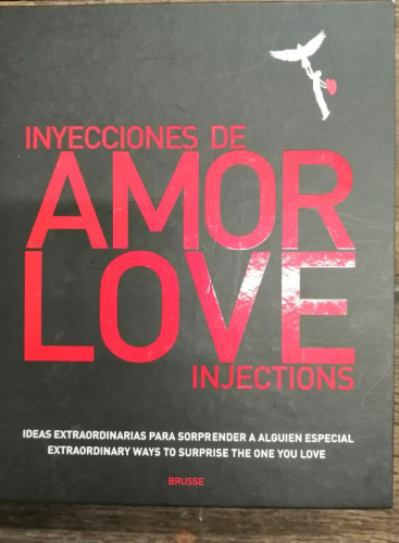 Book cover from Inyecciones de amor .Fotografías Kim Brusselmans.