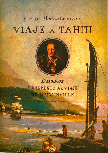Portada del libro de Diderot - Viaje a Tahití. Suplemento al viaje de Bougainville