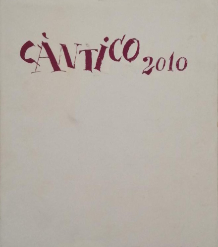 Portada del libro de CÁNTICO 2010.