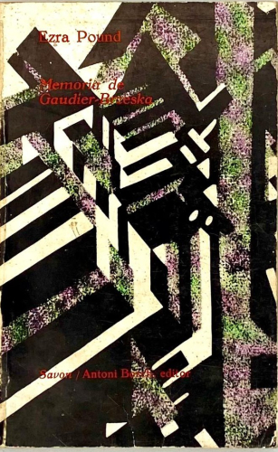 Portada del libro de MEMORIA DE GAUDIER-BRZESKA