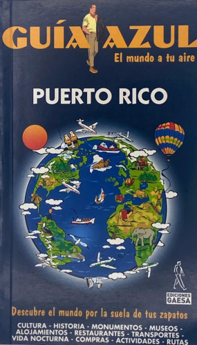 Portada del libro de Isabel Aizpún - Guía Azul. Puerto Rico