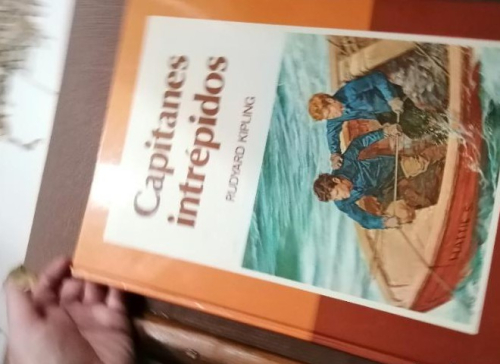 Portada del libro de Capitanes intrépidos. Rudyard kipling.