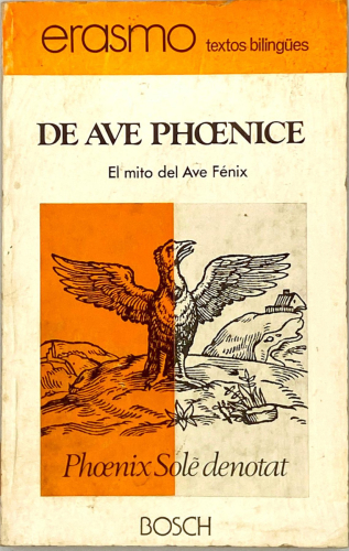 Portada del libro de DE AVE PHOENIKE. EL MITO DEL AVE FÉNIX