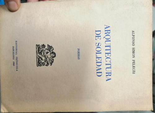 Portada del libro de ARQUITECTURA DE SOLEDAD
