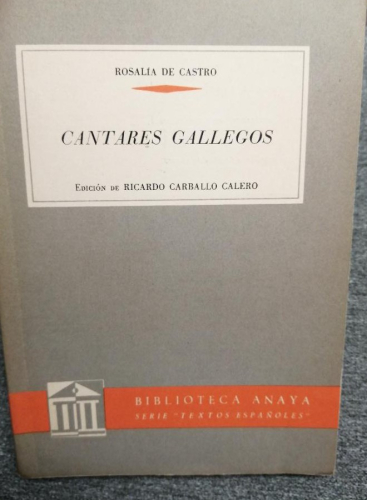 Portada del libro de CANTARES GALLEGOS