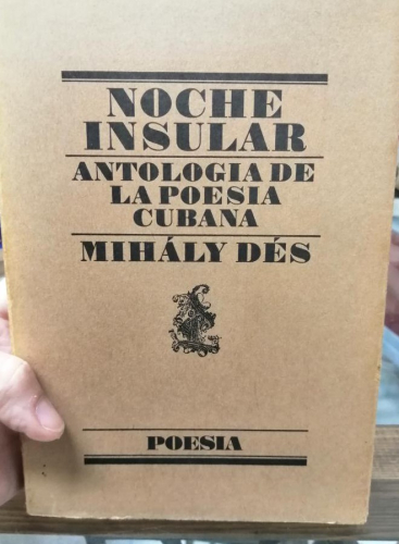 Portada del libro de NOCHE INSULAR. ANTOLOGÍA DE LA POESÍA CUBANA