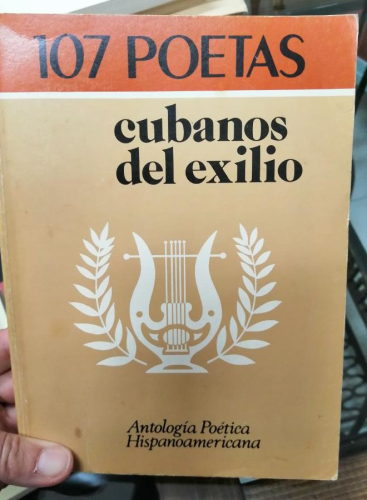 Portada del libro de 107 POETAS CUBANOS DEL EXILIO