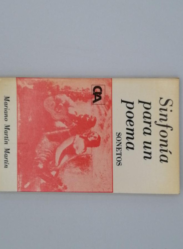 Portada del libro de SINFONÍA PARA UN POEMA. SONETOS