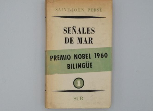 Portada del libro de SEÑALES DE MAR. SAINT-JOHN PERSE