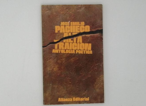 Portada del libro de ALTA TRAICIÓN. ANTOLOGÍA POÉTICA