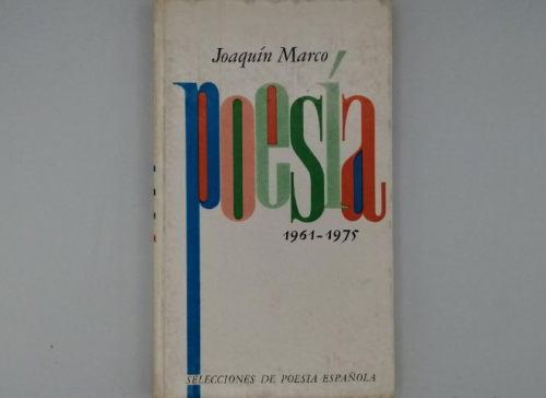 Portada del libro de POESÍA (1961-1975)