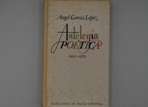 Portada del libro de Antología poética