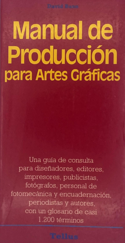 Portada del libro de David Bann - Manual de Producción para Artes Gráficas