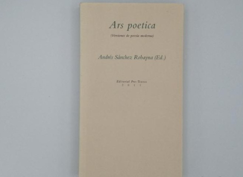 Portada del libro de ARS POÉTICA