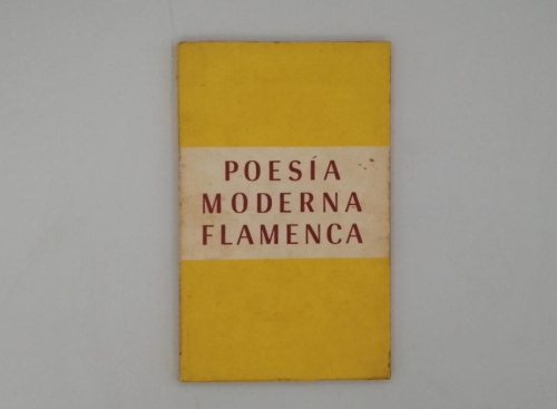 Portada del libro de POESÍA MODERNA FLAMENCA.
