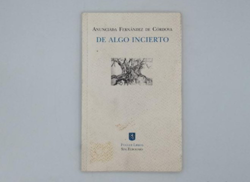 Portada del libro de DE ALGO INCIERTO