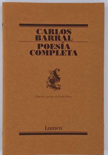 Portada del libro de POESÍA COMPLETA