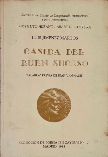 Portada del libro de CASIDA DEL BUEN SUCESO