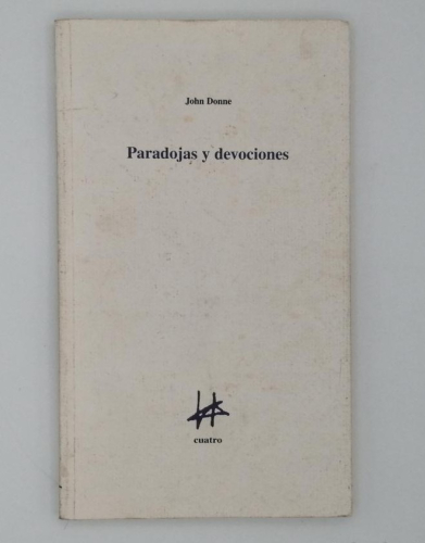Portada del libro de PARADOJAS Y DEVOCIONES