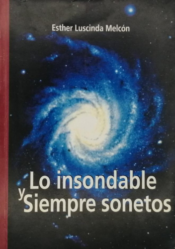 Portada del libro de LO INSONDABLE Y SIEMPRE SONETOS