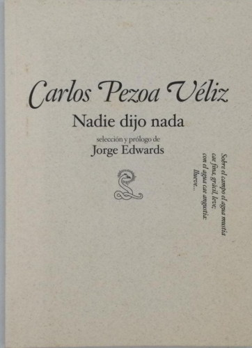 Portada del libro de NADIE DIJO NADA