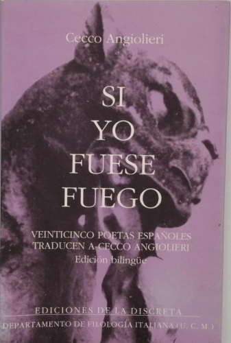 Portada del libro de SI YO FUESE FUEGO