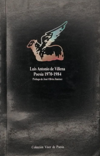 Portada del libro de POESÍA 1970- 1989