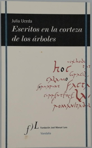 Portada del libro de ESCRITOS EN LA CORTEZA DE LOS ÁRBOLES