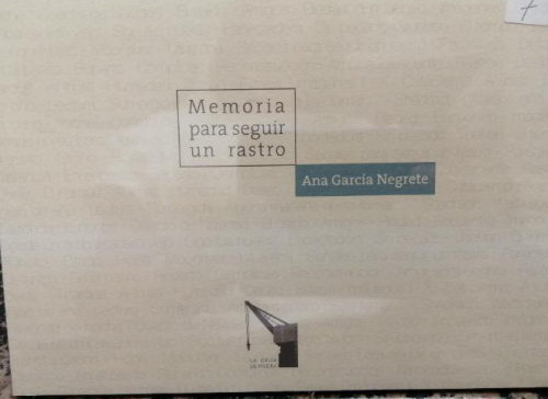 Portada del libro de MEMORIA PARA SEGUIR UN RASTRO