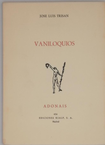 Portada del libro de VANILOQUIOS